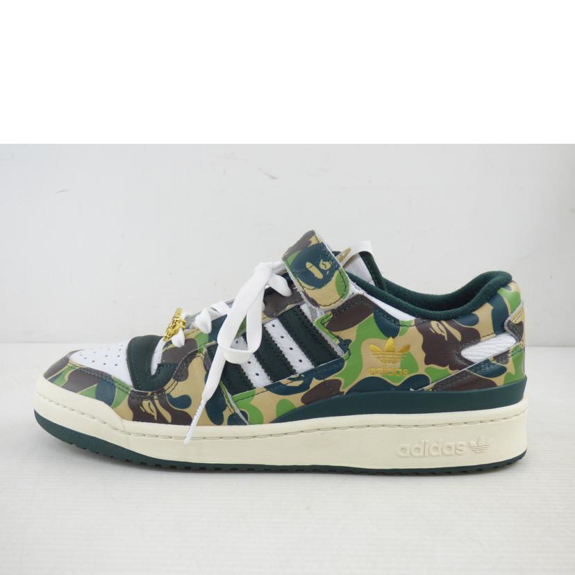 A　BATHING　APE×adidas A BATHING APE×adidas/Forum　84　Low　30th　Anniversary　Green　Camo/ID4771//ABランク/64