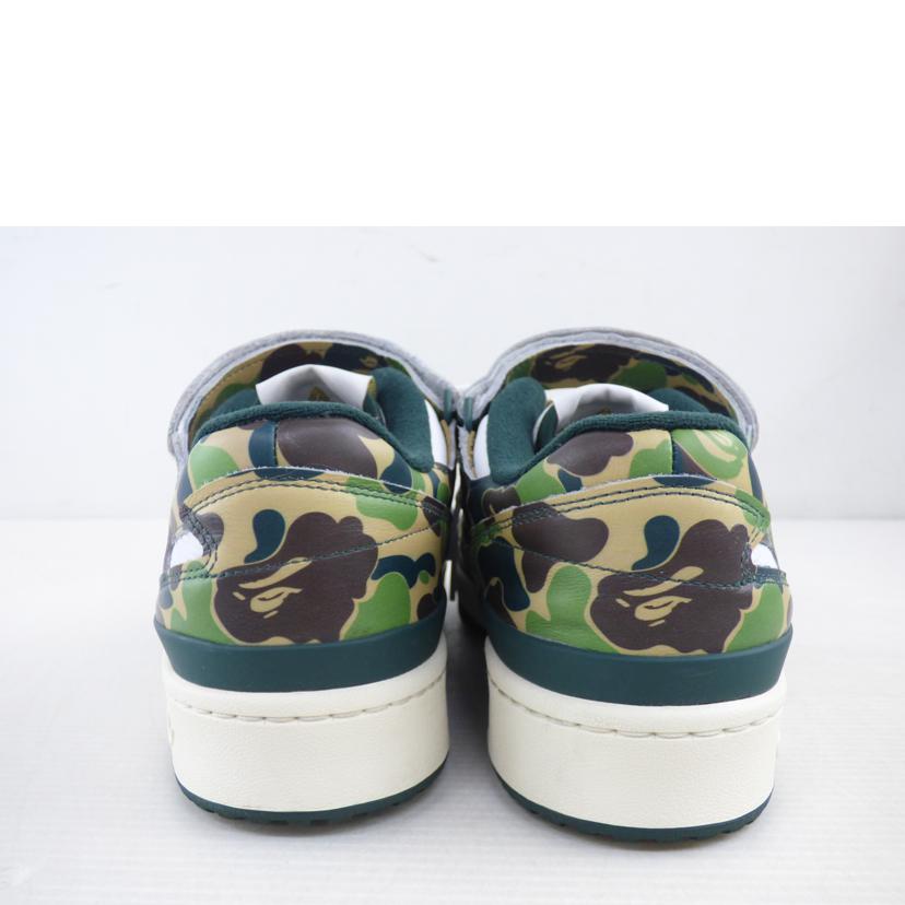 A　BATHING　APE×adidas A BATHING APE×adidas/Forum　84　Low　30th　Anniversary　Green　Camo/ID4771//ABランク/64