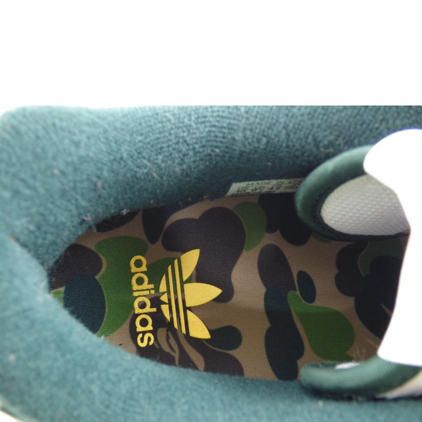 A　BATHING　APE×adidas A BATHING APE×adidas/Forum　84　Low　30th　Anniversary　Green　Camo/ID4771//ABランク/64