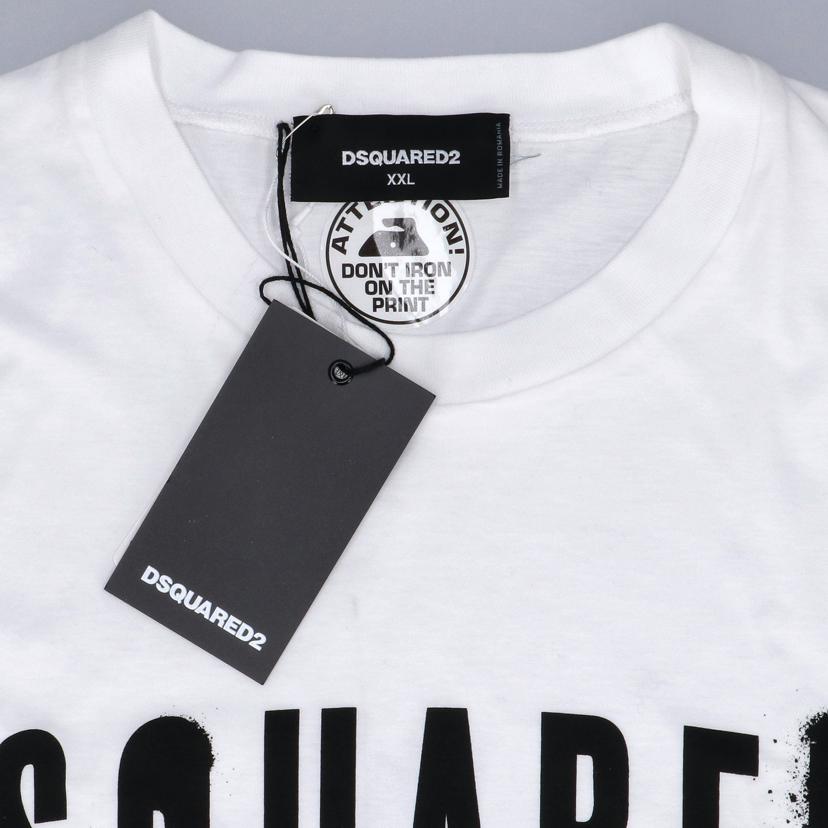 DSQUARED2 ディースクエアード/ロゴプリントカットソー／2022/S74GD0962//ｻｲｽﾞ:XXL/SAランク/91