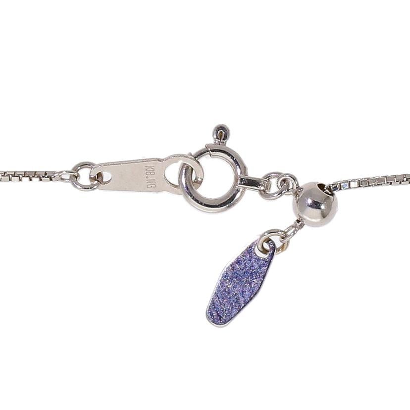 /◎K18WGブルートパーズダイヤネックレス5．30／D0．20ct//Aランク/59