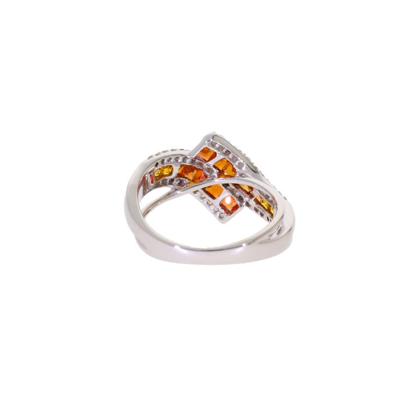 /　K18WGサファイアダイヤリング　1．05／D0．25ct//Aランク/05
