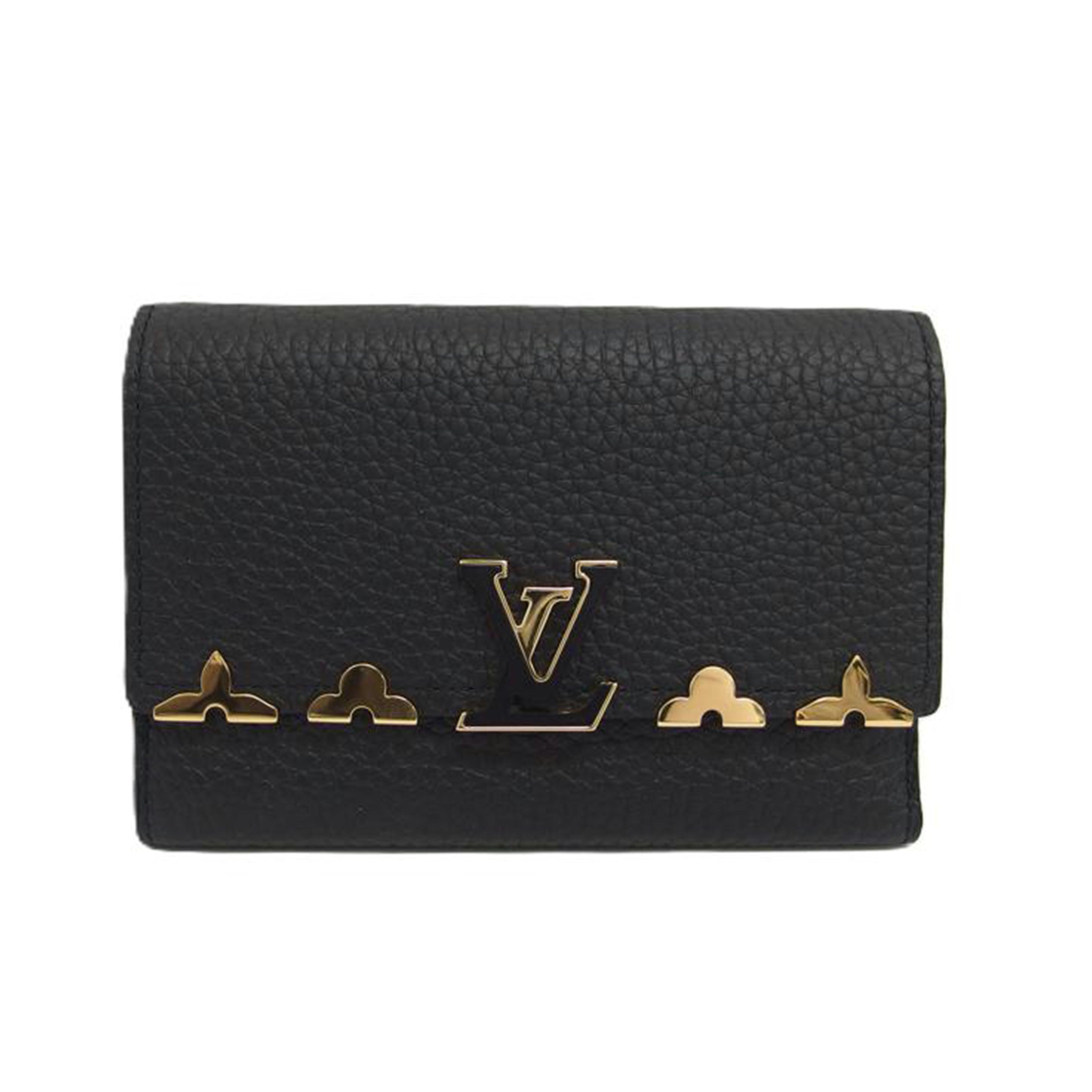LV ルイ・ヴィトン/ポルトフォイユ・カプシーヌ　コンパクト／ノワール/M82764//ICﾀ**/Aランク/04