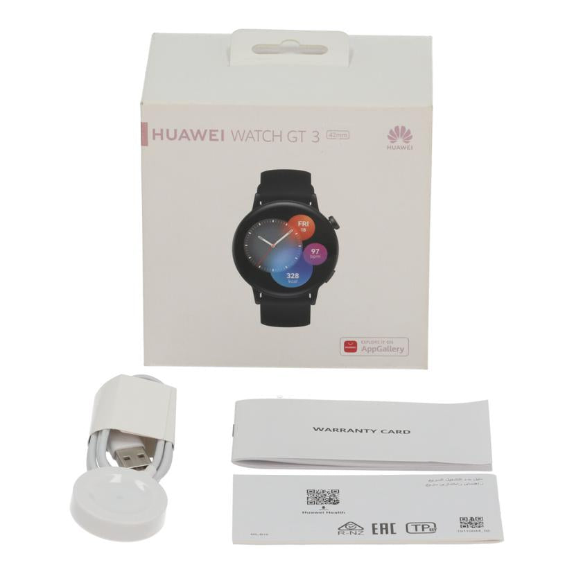 HUAWEI　 ファーウェイ　/スマートウォッチ／Huawei　WATCH　GT3　42mm/MIL-B19//CSNTQ21C04002179/Bランク/65