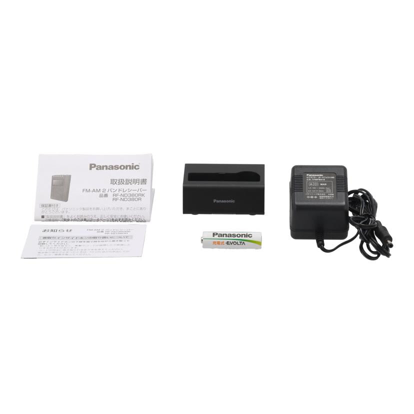 Panasonic パナソニック /ポケットラジオ/RF-ND380RK//YA5AA001376/Bランク/71