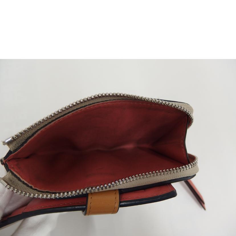 LOEWE ﾛｴﾍﾞ/スリムジップバイフォールドウォレット/C660P30X02//Bランク/82