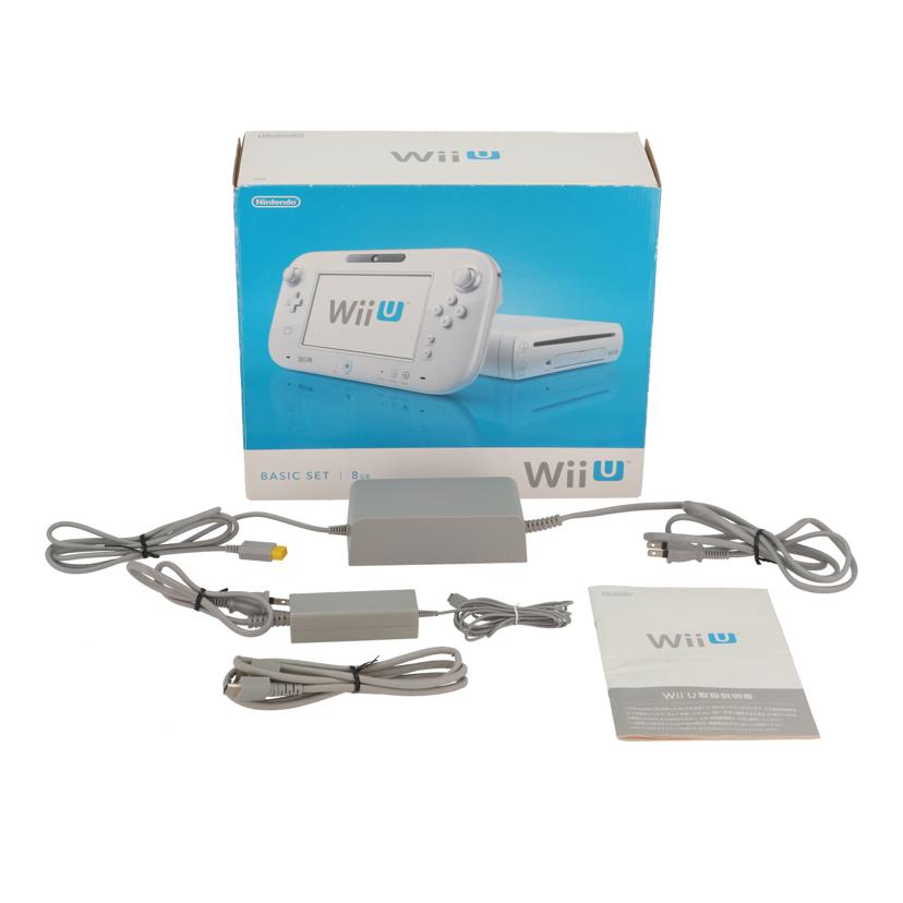 Nintendo 任天堂　ニンテンドー　/WiiU　本体　BASIC　SET/WUP-S-WAAA//GJH10090150/Bランク/77