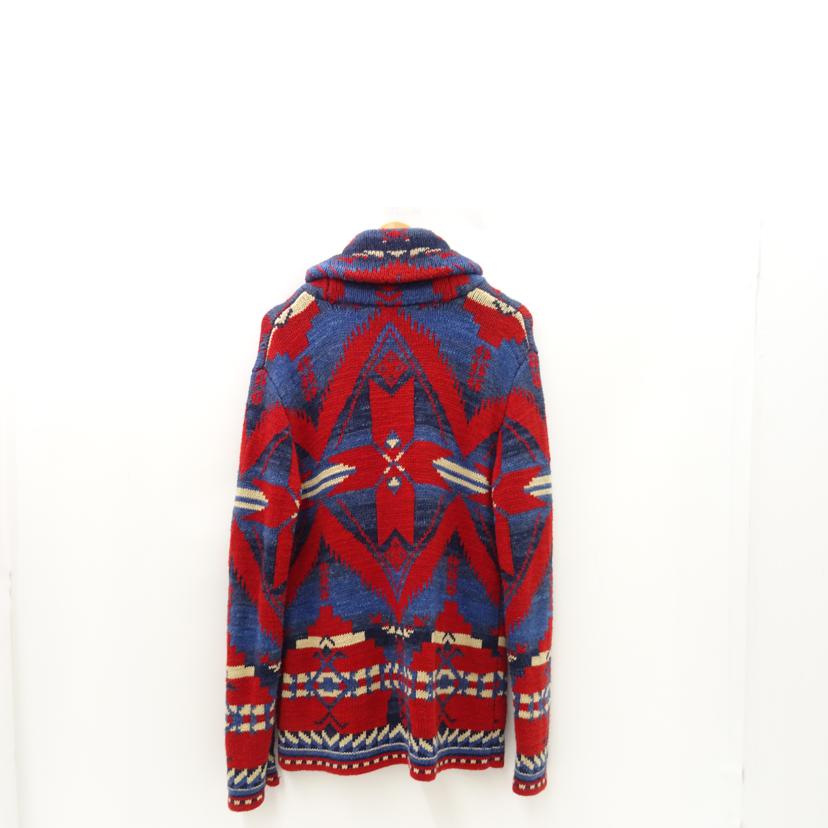 RALPHLAUREN SPORT ラルフローレンスポーツ/90年代ネイティブ柄カーディガン//ABランク/69