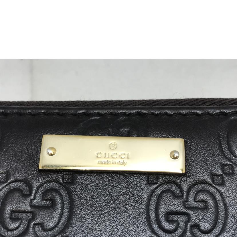 GUCCI グッチ/グッチシマ　ラウンドファスナー/307980//493***/Bランク/51