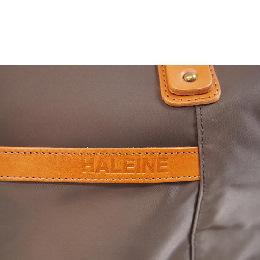 HALEINE アレンヌ/　ナイロン／レザーボストンバッグ/07000372r//-/Aランク/71