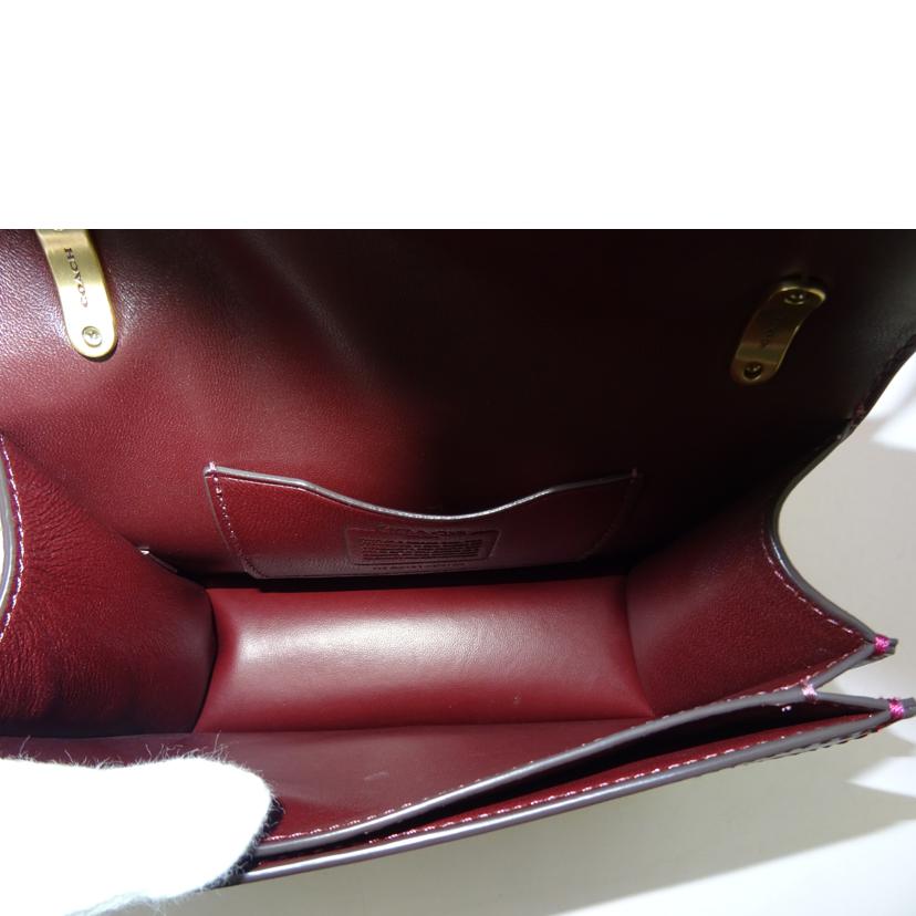 COACH/シグネチャーアリーショルダー／ボルドー/C3760//B21**/Aランク/69