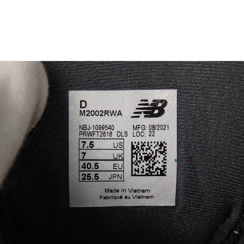 NewBalance ニューバランス/ローカットスニーカー　2002R/M2002RWA//Bランク/76