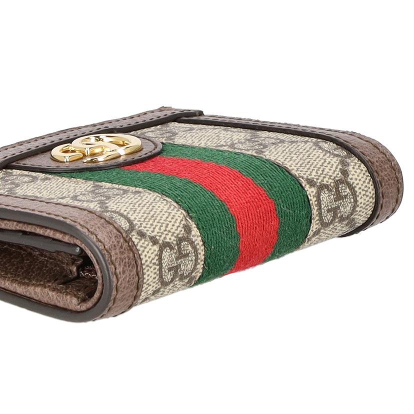 GUCCI グッチ/オフディアGGスプリームシェリーラインコンパクトウォレット/52315//095*/Aランク/91