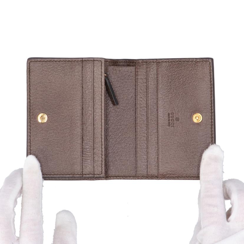 GUCCI グッチ/オフディアGGスプリームシェリーラインコンパクトウォレット/52315//095*/Aランク/91