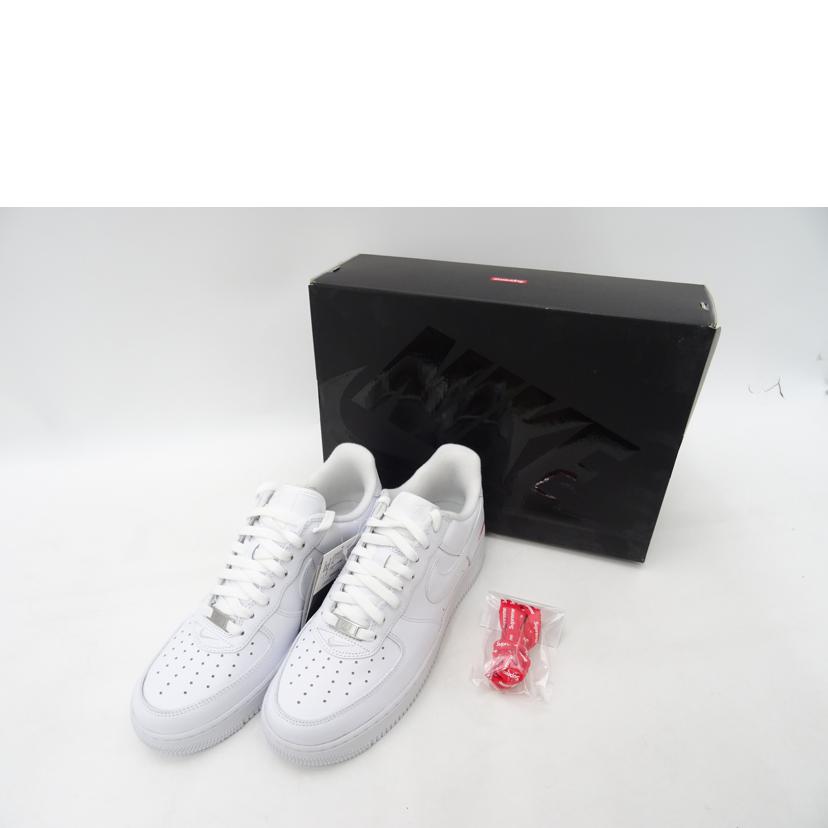 NIKE×Supreme ナイキ×シュプリーム/Supremeエアフォース1LOW／WH/CU9225-100//Sランク/69