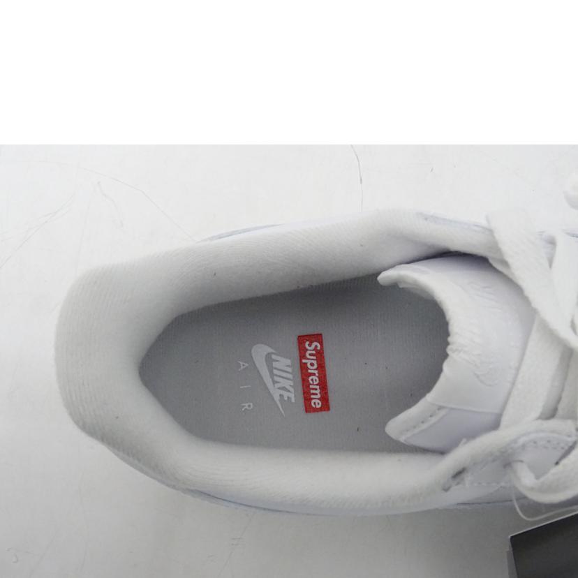 NIKE×Supreme ナイキ×シュプリーム/Supremeエアフォース1LOW／WH/CU9225-100//Sランク/69