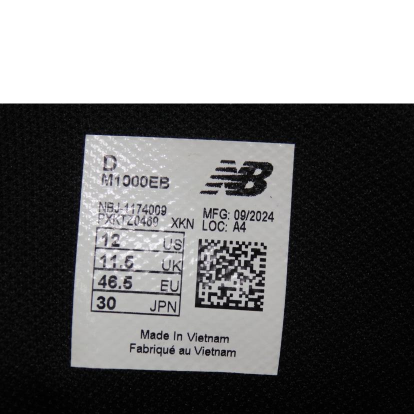 new　balance ニューバランス/new　balance　M1000EB／30．0cm/M1000EB//ABランク/84