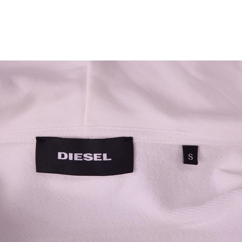 DIESEL ディーゼル/ジップアップパーカー（白）//Bランク/76