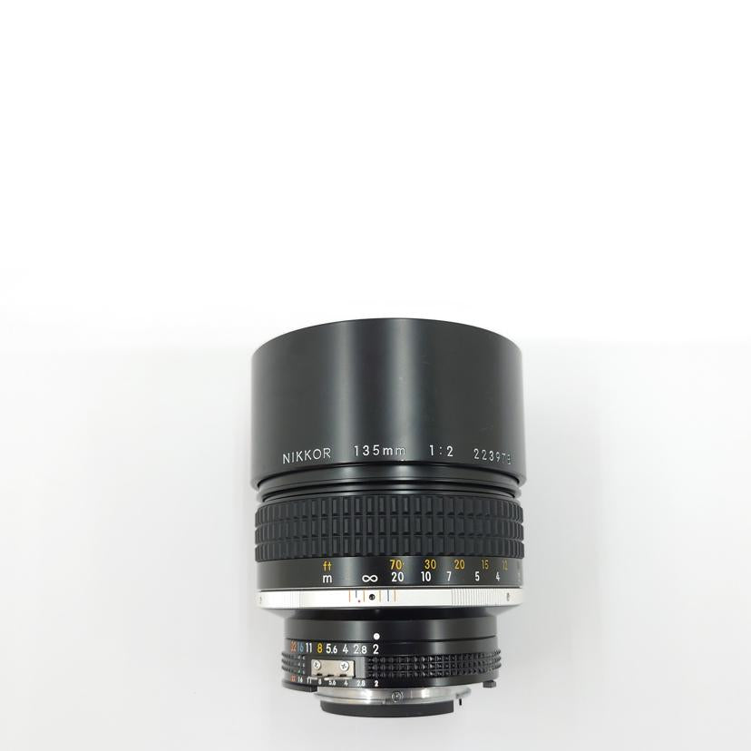 Nikon ニコン　/交換レンズ／135mm/Ai Nikkor 135mm F2S//223978/Bランク/09