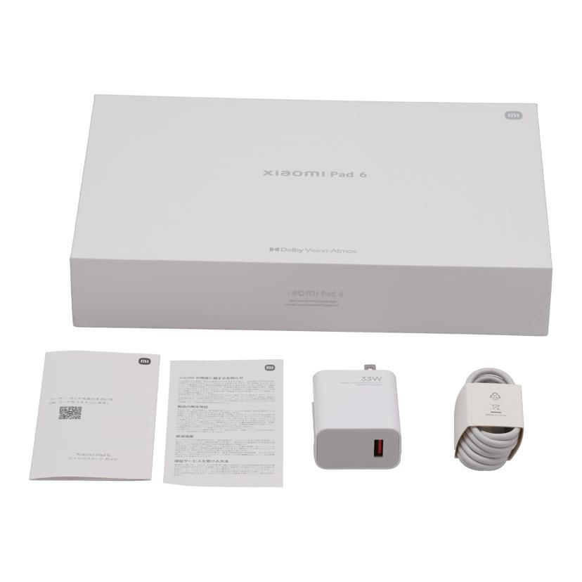 Xiaomi　 シャオミ　/タブレット／Xiaomi　Pad6　8GB＋128GB/23043RP34G//47848/04S900293/Aランク/69