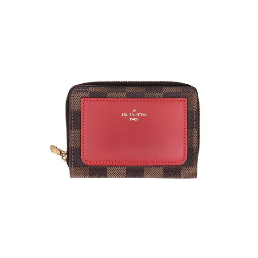 LOUIS　VUITTON ルイヴィトン/ポルトフォイユ・ルー／ダミエ／ルージュ/N60500//RFI*/Aランク/91