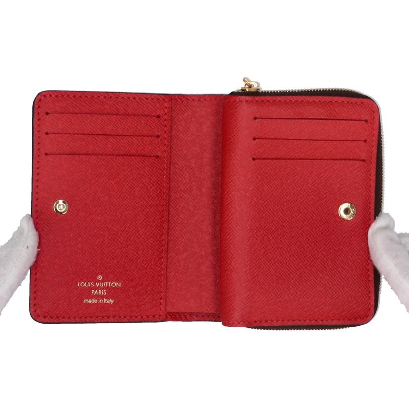 LOUIS　VUITTON ルイヴィトン/ポルトフォイユ・ルー／ダミエ／ルージュ/N60500//RFI*/Aランク/91