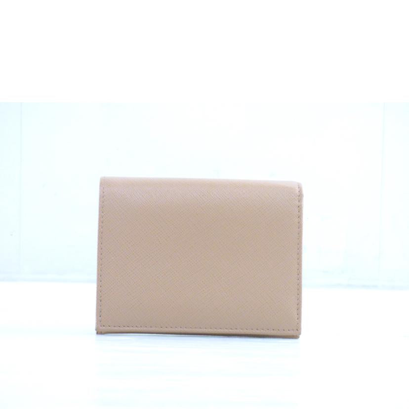 PRADA ﾌﾟﾗﾀﾞ/サフィアーノ／レザー2つ折りコンパクト財布/1MV204//Aランク/64