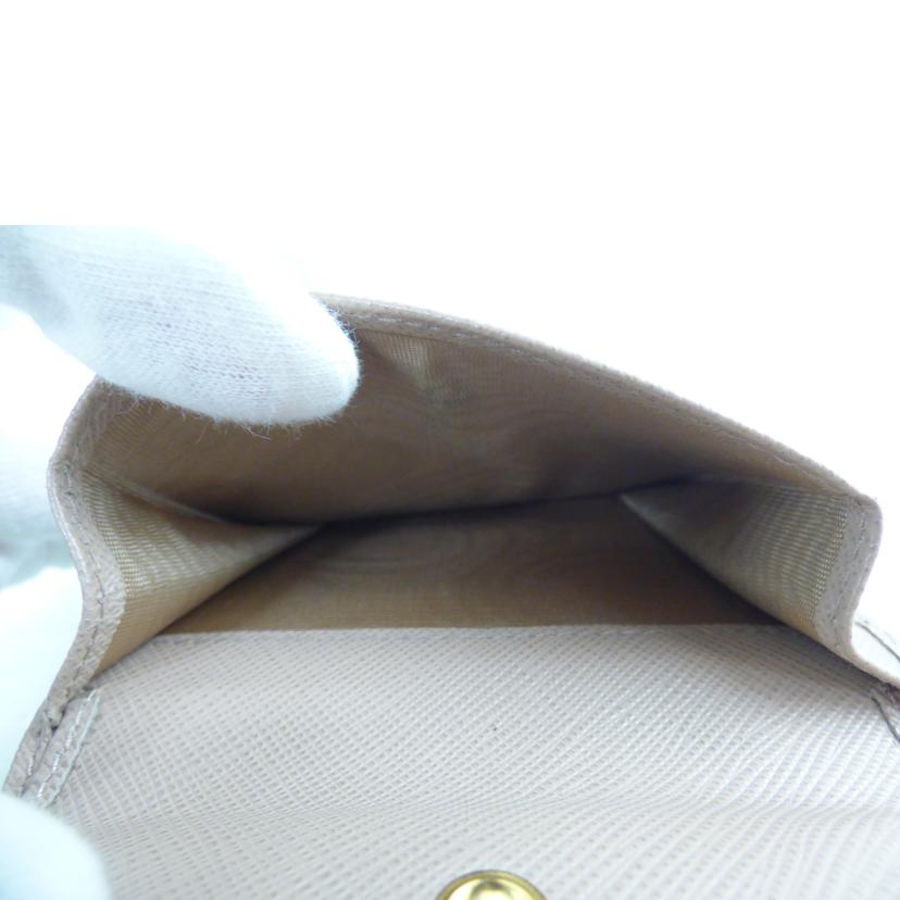 PRADA ﾌﾟﾗﾀﾞ/サフィアーノ／レザー2つ折りコンパクト財布/1MV204//Aランク/64