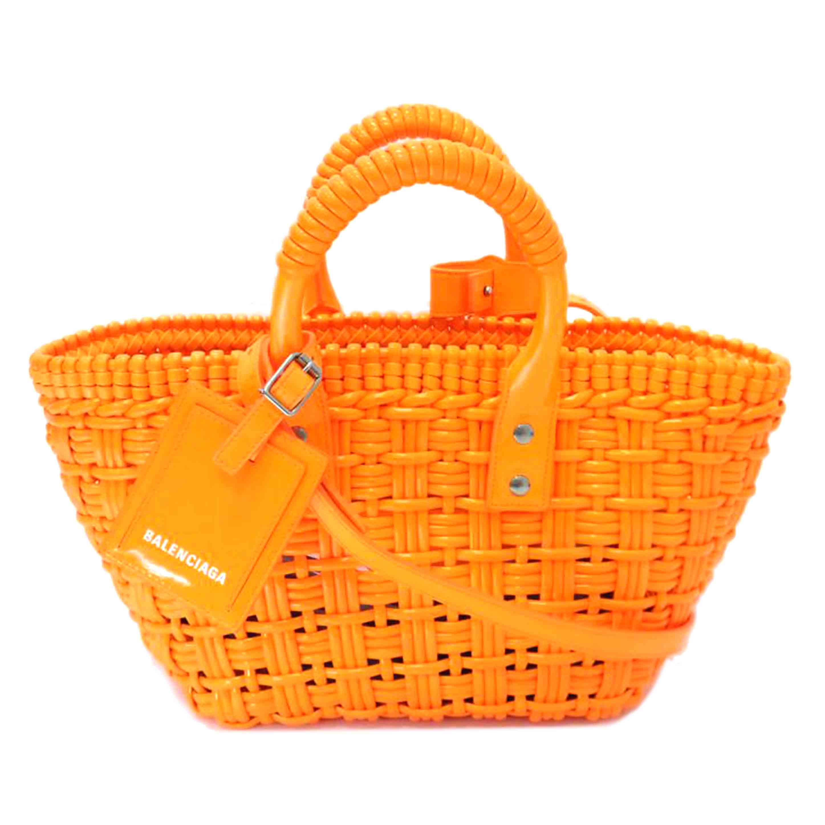 BALENCIAGA バレンシアガ/ストラップ付ビストロバスケット/671342･7590･P･640893//Aランク/88