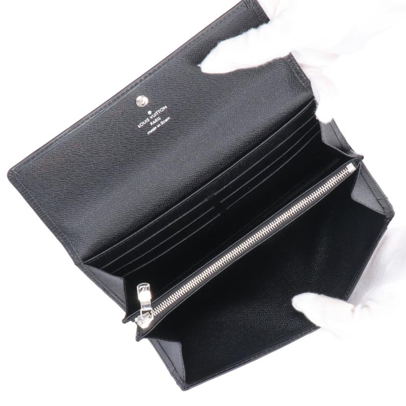 LOUIS　VUITTON ﾙｲ･ｳﾞｨﾄﾝ/ポルトフォイユ・サラ／エピ　ノワール/M63742//CA3***/ABランク/93