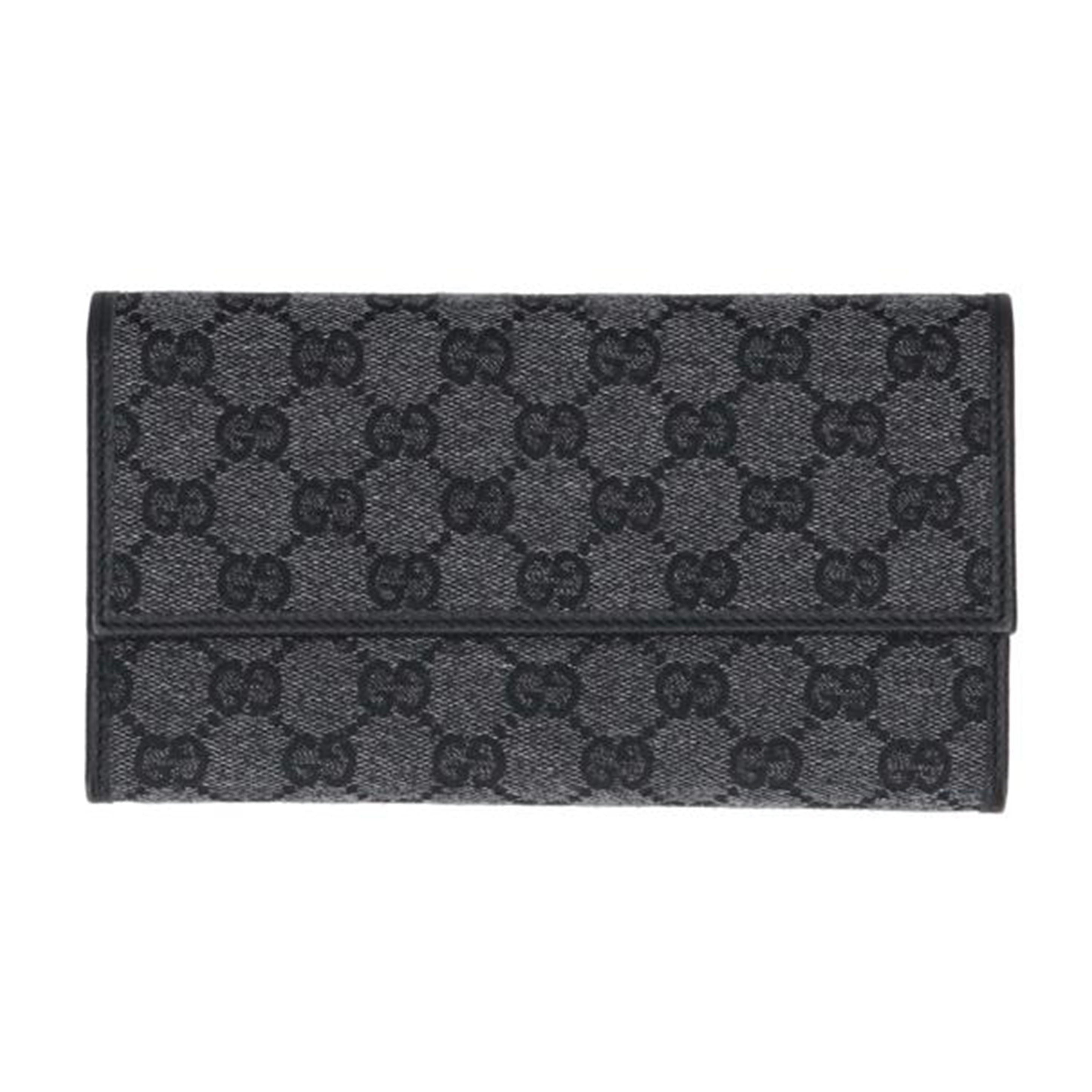GUCCI グッチ/GGキャンバスデニム/ロングウォレット/257303//427*/SAランク/91