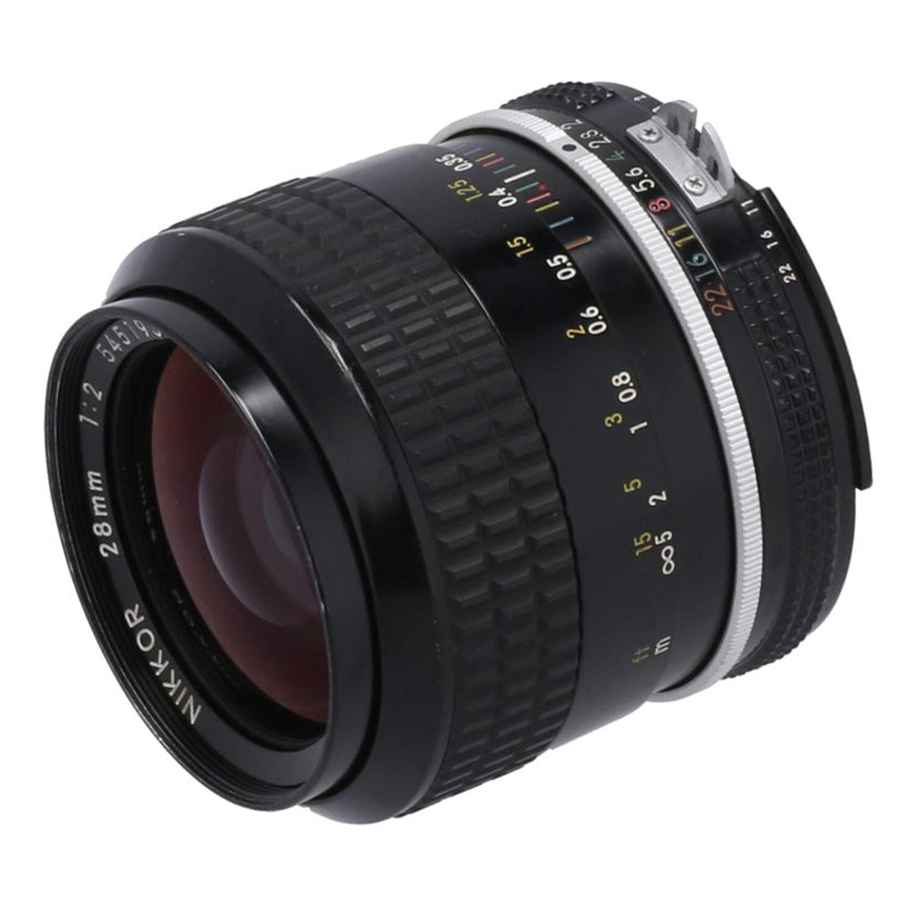 Nikon ニコン　/交換レンズ／28mm/Ai Nikkor 28mm F2//545193/Bランク/09