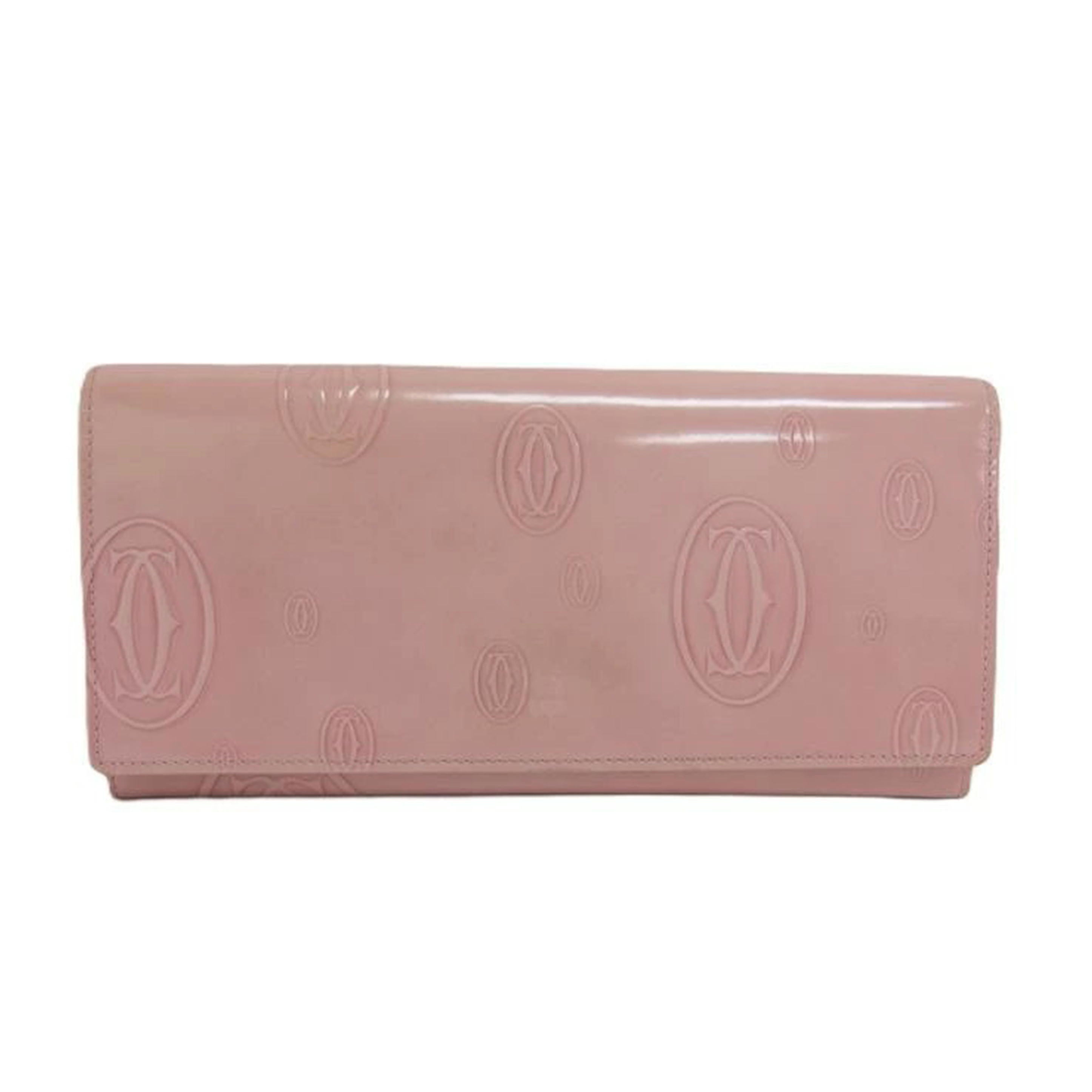 Cartier カルティエ/ハッピーバースデー長財布／パテント／ピンク/L3000785//RL1*****/Bランク/04