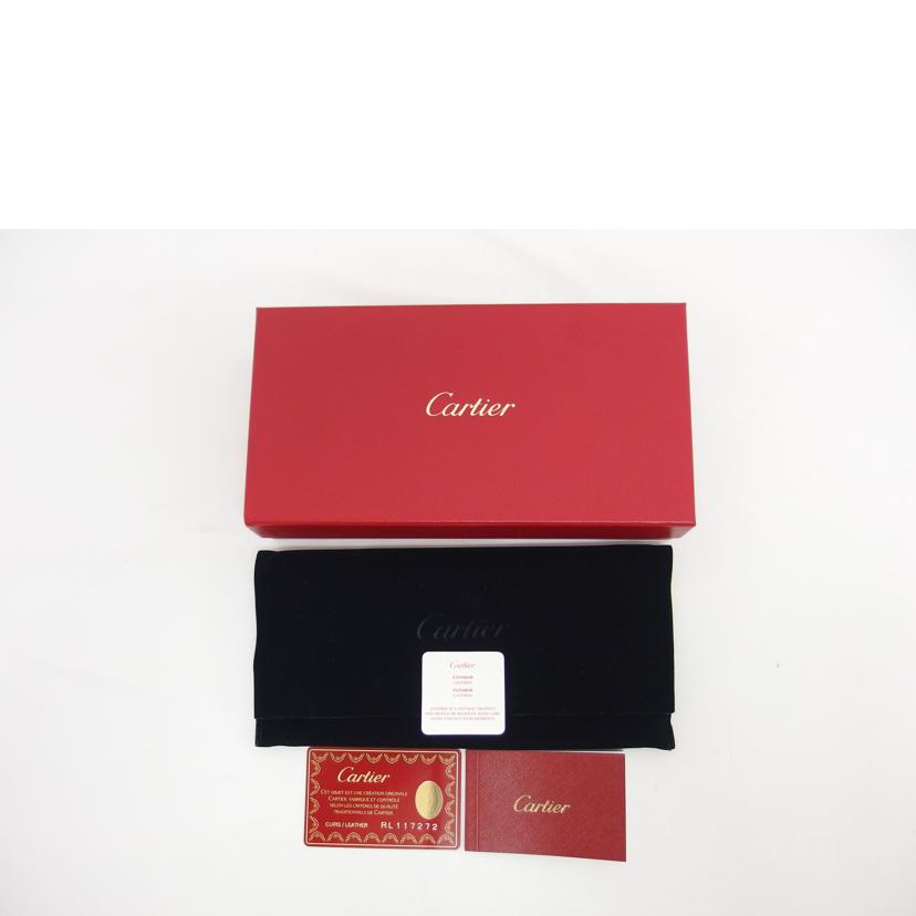 Cartier カルティエ/ハッピーバースデー長財布／パテント／ピンク/L3000785//RL1*****/Bランク/04