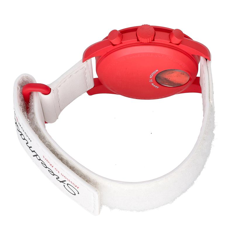 OMEGA×swatch オメガ×スウォッチ/ムーンスウォッチ／MISSION　TO　MARS／クオーツ/SO33R100//Aランク/69