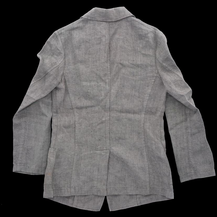 YOJIYAMAMOTO／NOIR/アーカイブ麻1Bジャケット／グレー//ABランク/82