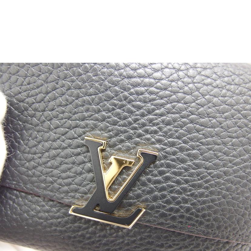 LV ルイヴィトン/ポルトフォイユ・カプシーヌ　コンパクト／ノワール・ホットピンク/M62157//ICﾀ**/ABランク/04
