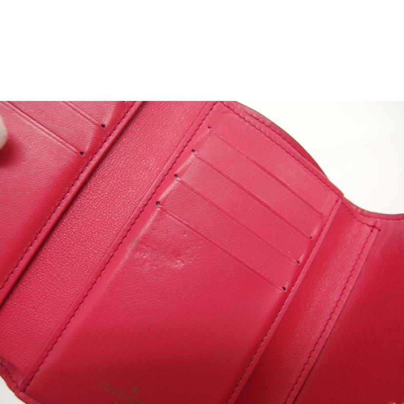 LV ルイヴィトン/ポルトフォイユ・カプシーヌ　コンパクト／ノワール・ホットピンク/M62157//ICﾀ**/ABランク/04