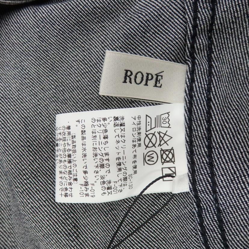 ROPE　 ロペ/シルク混リアクティブデニム　Gジャンネイビーシールズ／クオーツ/ＧＧＬ34020B//SAランク/77