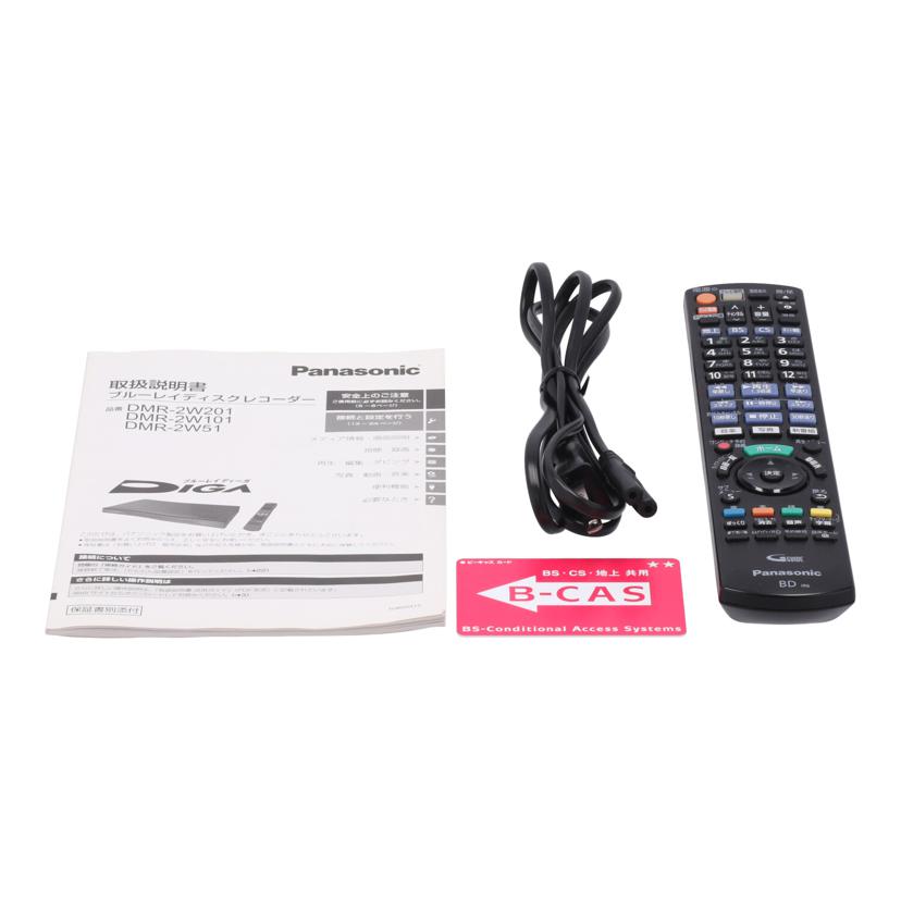 Panasonic パナソニック　/BDレコーダー／おうちクラウドディーガ/DMR-2W101//VN2DA007309/Bランク/77