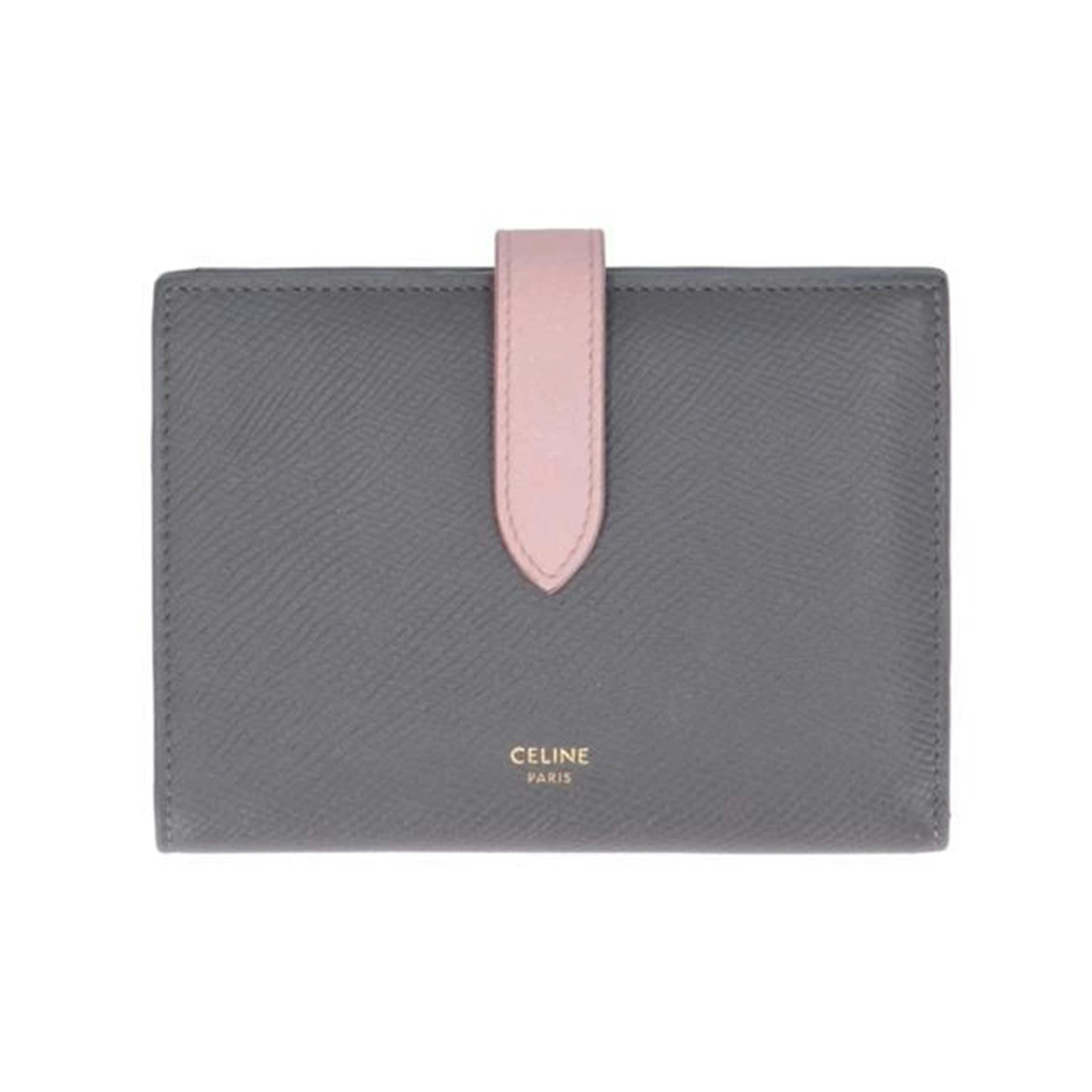 CELINE ｾﾘｰﾇ/バイカラースモールストラップウォレット/10H263BRU.10GV//ABランク/93