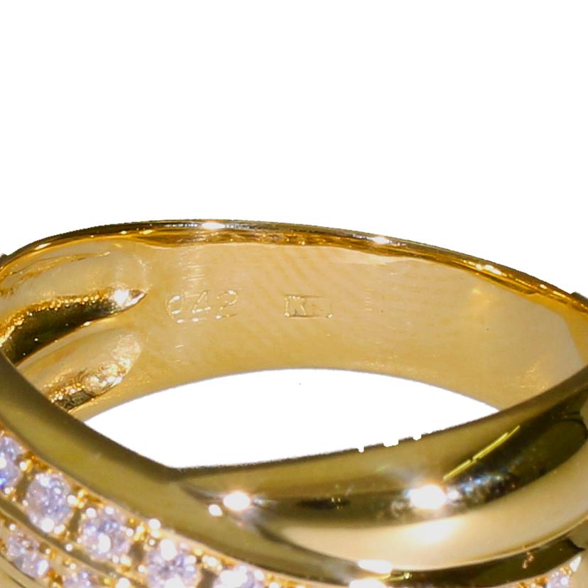 /　Ｋ１８ダイヤリング０．４２ｃｔ//ABランク/75