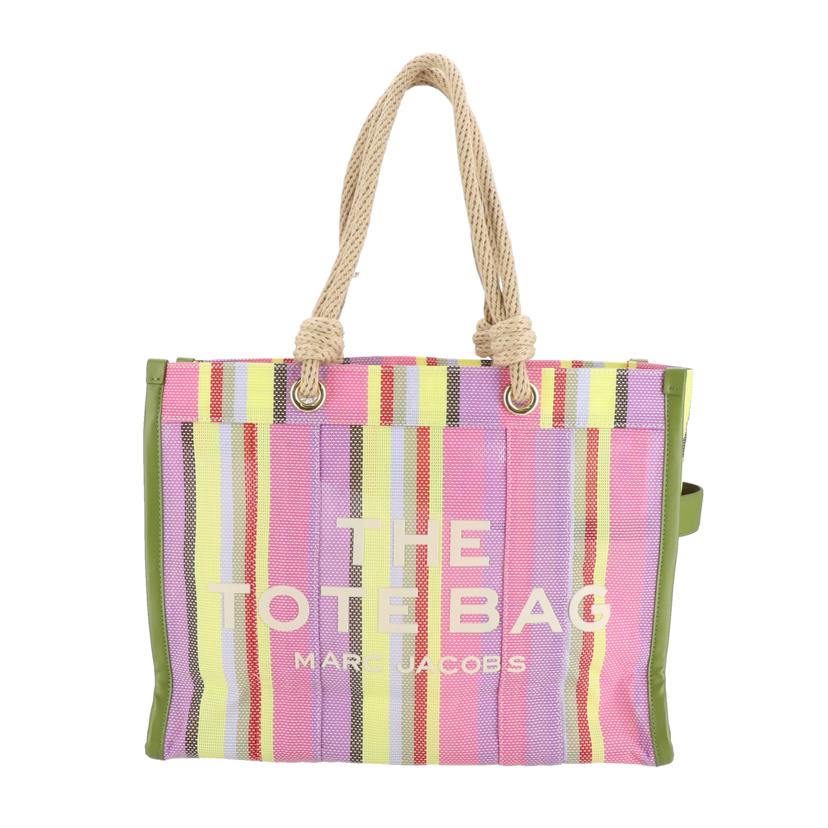 MARC JACOBS マークジェイコブス/ザ ストライプメッシュロープラージトート/2S6HTT022H02//Aランク/71