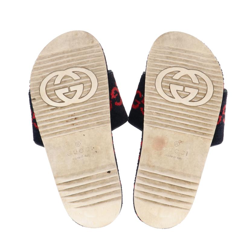 GUCCI ｸﾞｯﾁ/GGテリークロススライドサンダル　Size6/575083//BCランク/78