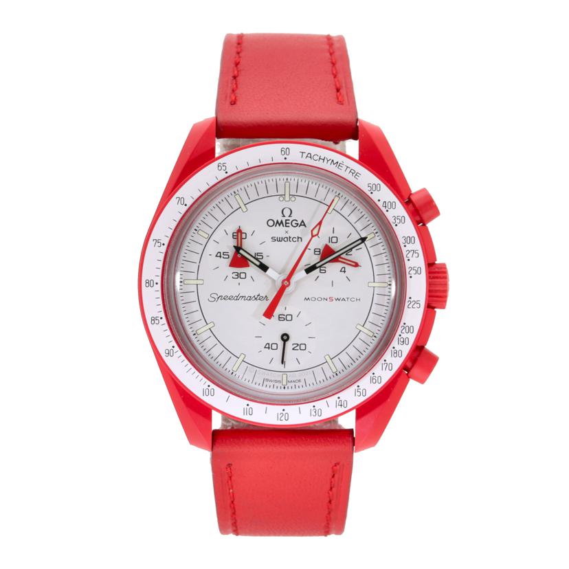 SWATCH スウォッチ/OMEGA×SWATCH　ムーンウォッチ／ミッショントゥマーズ/S033R100//ABランク/91