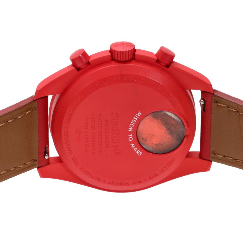 SWATCH スウォッチ/OMEGA×SWATCH　ムーンウォッチ／ミッショントゥマーズ/S033R100//ABランク/91