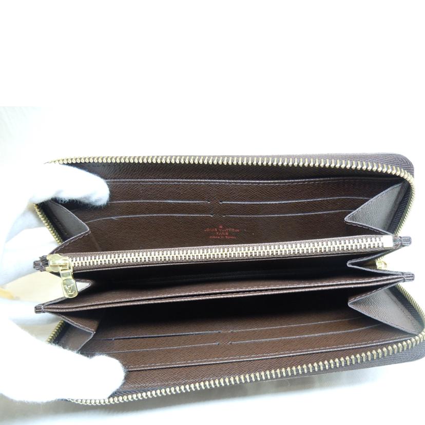 LOUIS VUITTON ルイヴィトン/ジッピーウォレット エベヌ/ダミエ/N60015//CA4***/SAランク/92