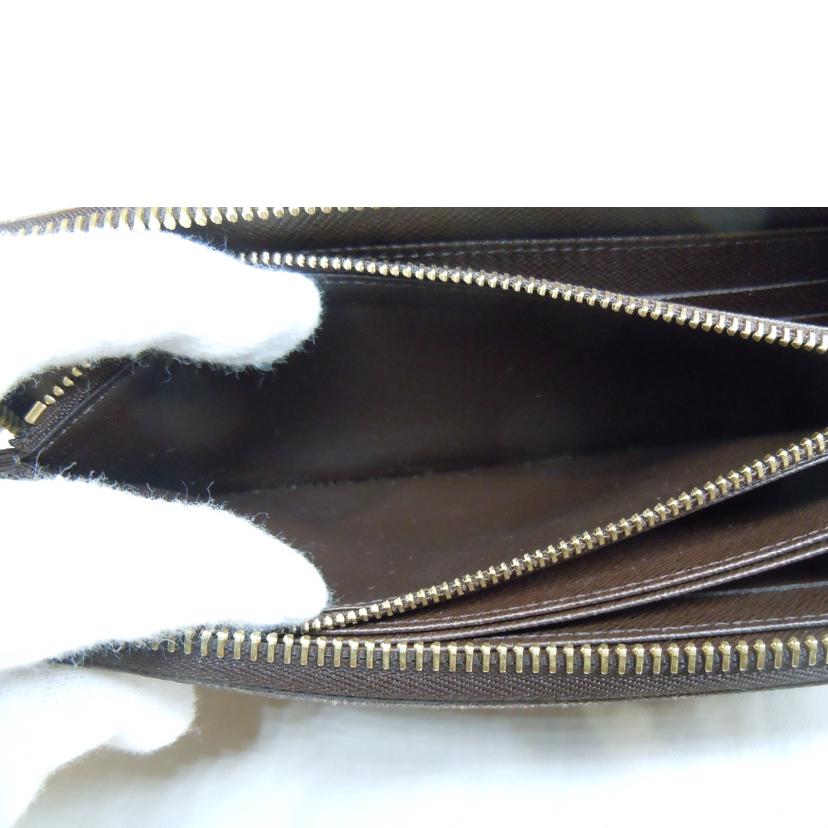 LOUIS VUITTON ルイヴィトン/ジッピーウォレット エベヌ/ダミエ/N60015//CA4***/SAランク/92
