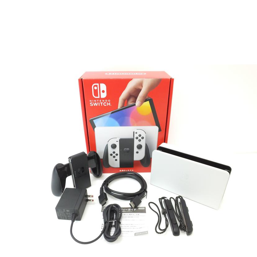 nintendo 任天堂/有機ELスイッチ本体ホワイト/HEG-S-KAAAA//XTJ10754714009/ABランク/88