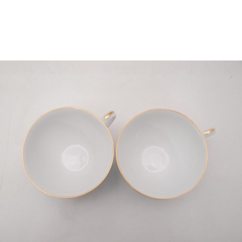 OOKURA 大倉陶園/カップ＆ソーサー　ペア/ﾌﾞﾙｰﾛｰｽﾞ//Sランク/69
